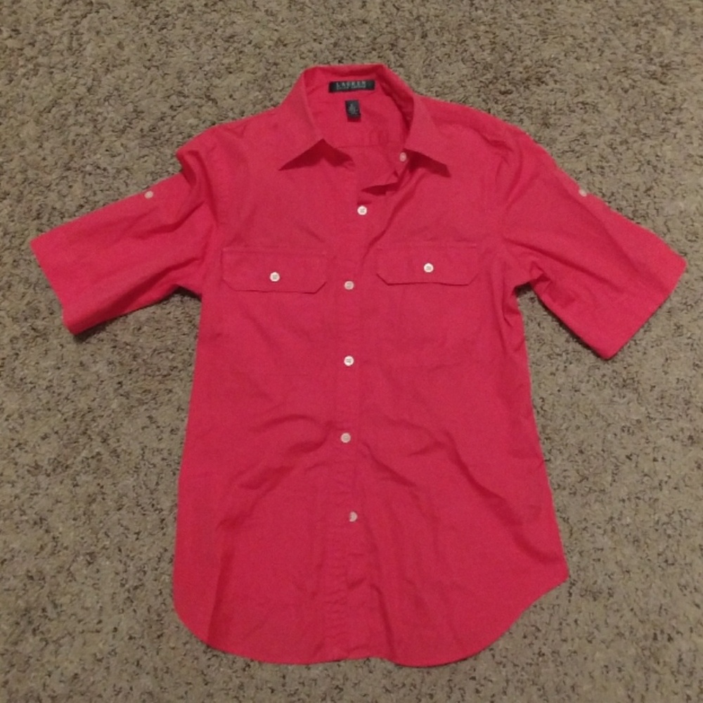 Ralph Lauren Pink Button Up